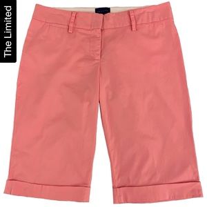 The Limited Drew Fit Cuffed Bermuda Shorts Size 8